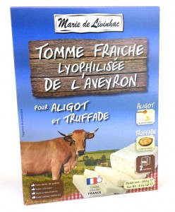 Tomme fraîche lyophilisée, avec deux M !