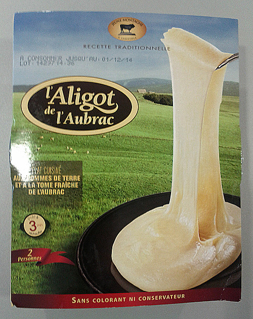 Emballage aligot jeune montagne